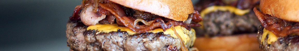 Eating American (Traditional) Burger Pub Food at Atlantic Grill restaurant in Atlanta, GA.